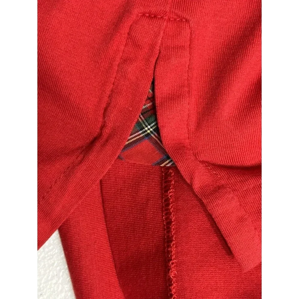 Polo Golf by Ralph Lauren Vintage‎ Lisle 1890 Horse Logo 90's Polo Shirt Red XL